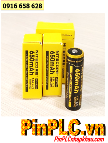 Nitecore NI14500; Pin sạc 14500 Lithium 3.7v Nitecore NI14500A - AA 650mAh Discharge 6.5A chính hãng